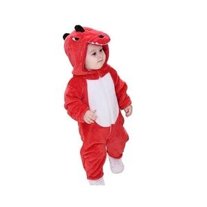 NWT Red Dinosaur Kids Costume size 66/44 -6 mo